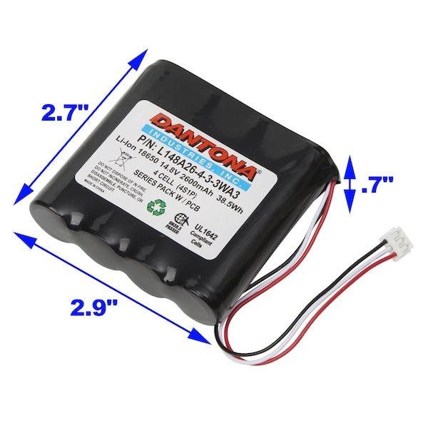 Dantona Battery, L148A26-4-3-3WA3 L148A26-4-3-3WA3 - main